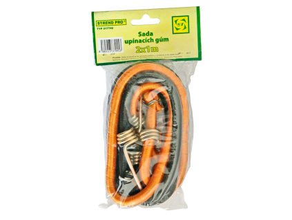 Guma upínacia Strend Pro LB342, 8 mm, 2x 100 cm, s oceľovými háčikmi  + praktický pomocník k objednávke