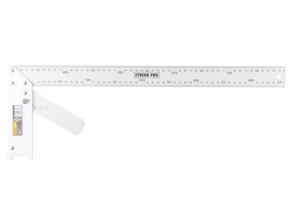 Uholník FSC-08 500 mm, Alu, s uhlomerom + praktický pomocník k objednávke