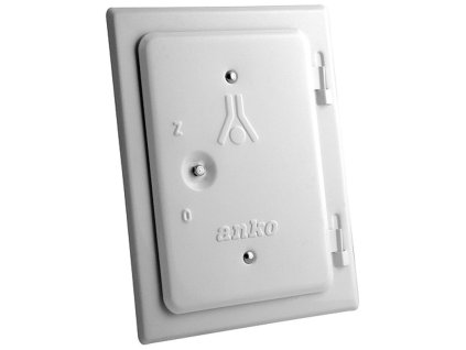 Dvierka Anko C2.1W 120x180 mm, komínové, biele, revízne  + praktický pomocník k objednávke