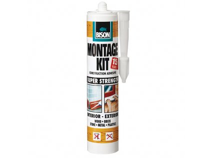 Lepidlo Bison Montage Kit, 310 ml, montážne + praktický Darček k objednávke