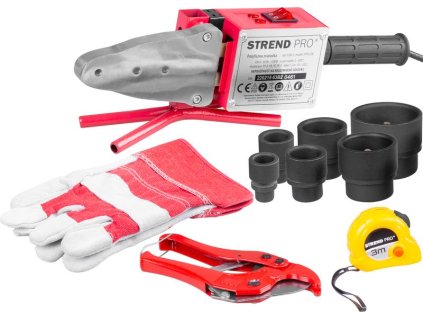 Zvaracka Strend Pro PPR 63B, polyfúzna, 1500W, 20-63 mm, na plastové rúrky, 14 dielna + praktický Darček k objednávke