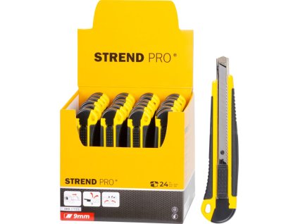 Nôž Strend Pro UKBOX-86-9, 9 mm, odlamovací, plastový, .  + praktický pomocník k objednávke
