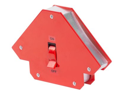 Držiak Strend Pro QJ6007 magnetický, uhlový, s vypínačom, 3-3/4"x3-3/4"x1", max.12 kg, ON/OFF  + praktický pomocník k objednávke