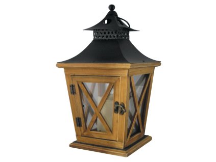 Lampáš MagicHome LW8680, 19x19x36 cm, LED, 3xAA, drevo  + praktický pomocník k objednávke