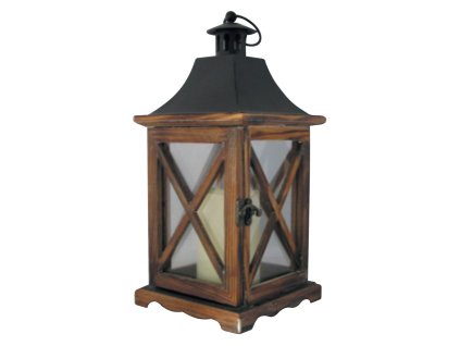 Lampáš MagicHome LW8834, 16x16x35 cm, LED, 3xAAA, drevo  + praktický pomocník k objednávke