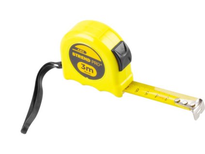 Meter Strend Pro WorkTiger 3 m, 16 mm, zvinovací, ABS  + praktický pomocník k objednávke