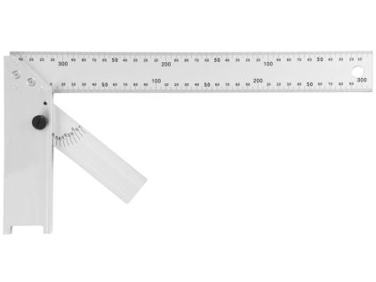 Uholník DY-5030 . 350 mm, Alu, s uhlomerom  + praktický pomocník k objednávke