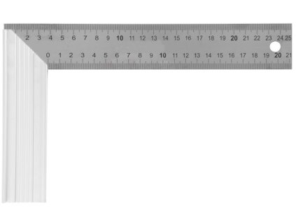 Uholník DY-5007-1 . 250 mm, Alu  + praktický pomocník k objednávke