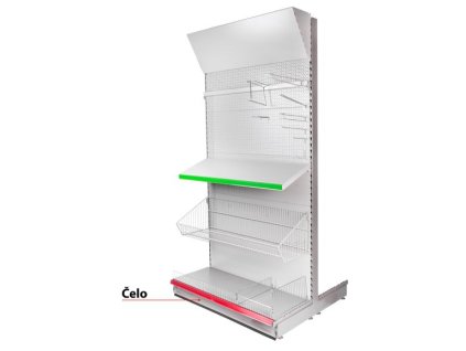 Čelo Racks H11 1250 mm - okopový plech s gumenou lištou *L*  + praktický pomocník k objednávke