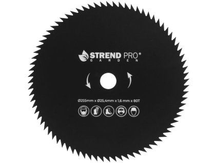 Nôž na krovinorez TT-BC415/520, kotúč 80 zubý, 255x1,6 mm, náhradný  + praktický pomocník k objednávke