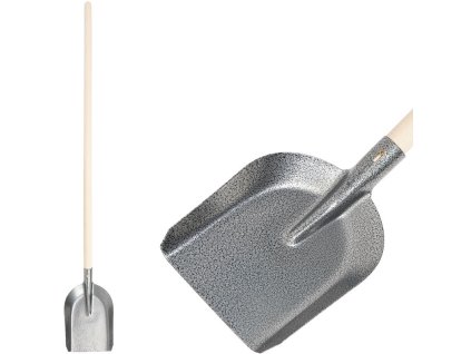 Lopata S504-4.WH Universal, 270x220 mm, drevená násada  + praktický pomocník k objednávke