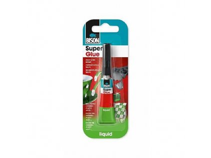 Lepidlo Bison Super Glue Liquid, 3 g + praktický Darček k objednávke