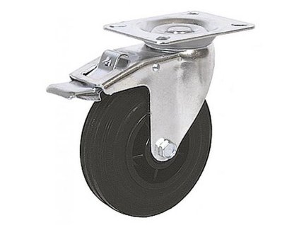 Koliesko RENOST 521F NL-V100C, otočné, s brzdou  + praktický pomocník k objednávke