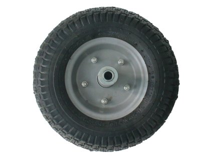 Koleso na rozmetadlo sypkých materiálov Goodfarm 411, oska 16 mm, kovové ložisko, náhradné  + praktický pomocník k objednávke