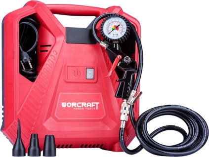 Kompresor Worcraft PAC11-180, 1100 W, bezolejový  + praktický pomocník k objednávke