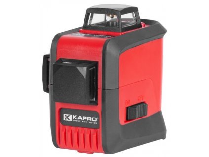 Laser KAPRO 883N Prolaser, 3D All-Lines, RedBeam, v kufri  + praktický pomocník k objednávke