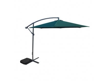 Slnečník DEMI, zelený, 300 cm, 42 mm, PE + praktický pomocník k objednávke