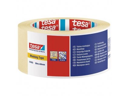 Paska tesa® PRO, maskovacia, 50 mm, L-50 m + praktický Darček k objednávke