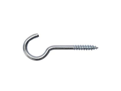 Hák 50 mm, závrtný, otovrený, Zn  + praktický pomocník k objednávke