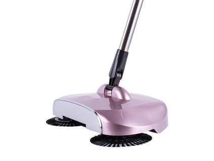 Metla Sandy EF1, Chróm/ružová  + praktický pomocník k objednávke