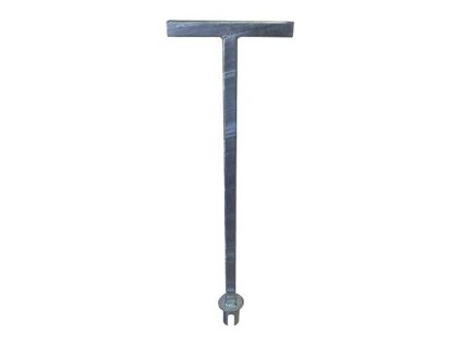 Kľúč na zemné skrutky YYFC01ZN60, 62x75 mm  + praktický pomocník k objednávke