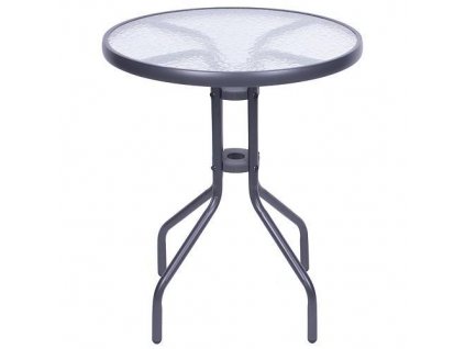 Stôl LEQ BRENDA, 70x60 cm, sklo, k setu BRENDA, hnedý  + praktický pomocník k objednávke