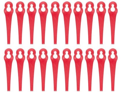 Sada náhradných plastových nožov Worcraft CGT-S20Li, bal. 20 ks, k vyžínaču  + praktický pomocník k objednávke