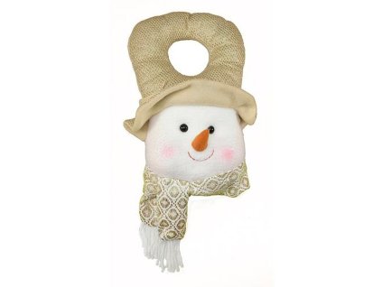 Dekorácia MagicHome Vianoce, Visačka Snehuliak, 30 cm  + praktický pomocník k objednávke