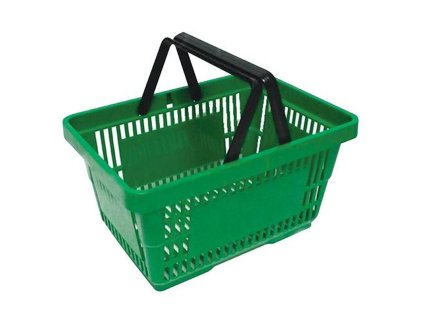 Košík Racks Shopper, 20 lit., zelený, nákupný  + praktický pomocník k objednávke