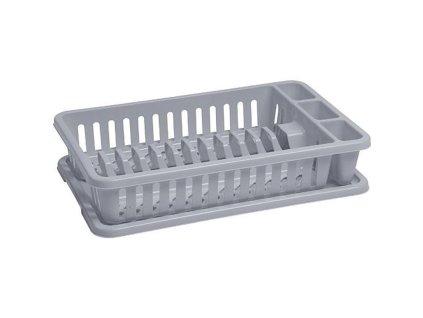 Odkvapkávač Curver. 173415, na kuchynský riad, šedý Lux, 42x26.5x8.8 cm  + praktický pomocník k objednávke