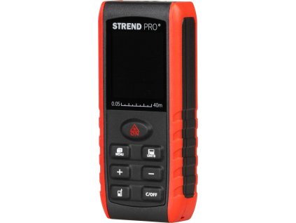 Merač vzdialenosti Strend Pro DIME 40M, laserový, EXTRA funkcia merač uhlov  + praktický pomocník k objednávke