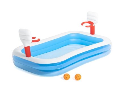 Bazén Bestway. 54122, Basketball, detský, nafukovací, 251x168x102 cm  + praktický pomocník k objednávke
