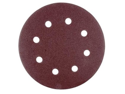 Výsek Worcraft DS08-180-01, do brúsky na sadrokartón, 190 mm, 8 dier, brúsny, okrúhly, P80, bal. 5 ks  + praktický pomocník k objednávke