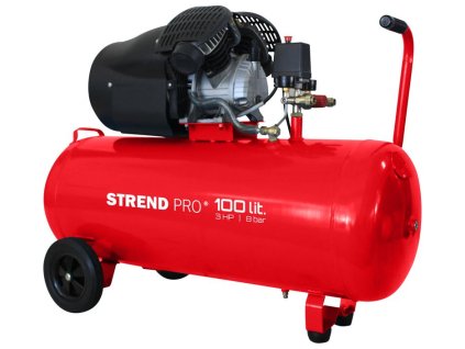 Kompresor Strend Pro HSV-100-08, 2,2 kW, 100 lit, 2 piestový  + praktický pomocník k objednávke