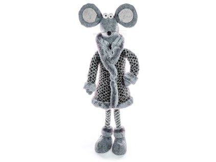 Dekorácia MagicHome Vianoce, Myšky stojacie, 50 cm  + praktický pomocník k objednávke