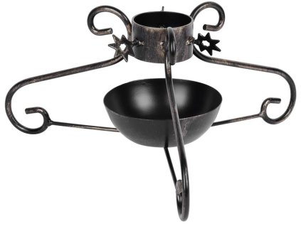 Stojan MagicHome Vianoce, na stromček, kovový, HT 10 390 mm, 70 mm  + praktický pomocník k objednávke