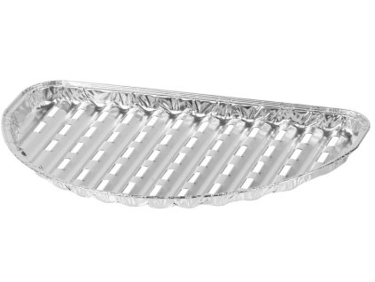 Miska MagicHome 33x19x2.0 cm, 4 ks, polkruhová, perforovaná, ALU  + praktický pomocník k objednávke