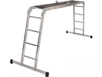 Rebrík s plošinou Strend Pro DP-U 4x3, Alu, EN 131, max. 3.46 m/150 kg  + praktický pomocník k objednávke