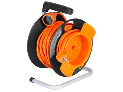 Kábel Strend Pro DG-FB01 predlžovací, L-20 m + 1,4 m, na bubne, s pohyblivou zásuvkou  + praktický pomocník k objednávke