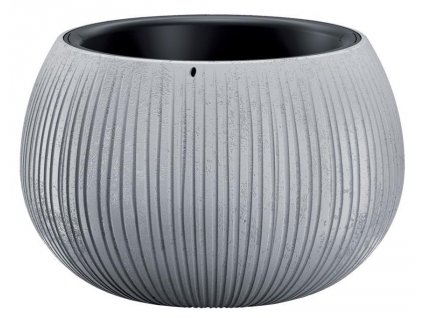 Kvetináč BETON Bowl, 29/19x20 cm, sivý  + praktický pomocník k objednávke
