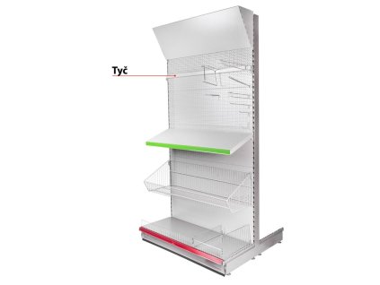 Tyč Racks H20 950x20x30x2.0 mm, na ťažké náradie *M*  + praktický pomocník k objednávke