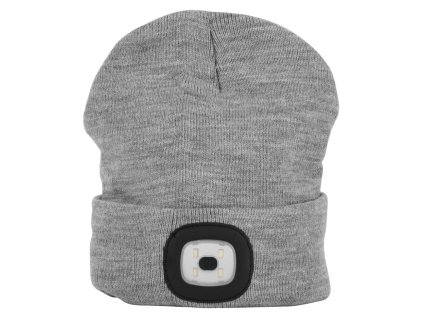 Čiapka Strend Pro Albacore sivá L, 4x SMD LED, USB nabíjanie  + praktický pomocník k objednávke