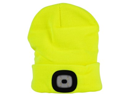 Čiapka Strend Pro Albacore žltá L, 4x SMD LED, USB nabíjanie  + praktický pomocník k objednávke