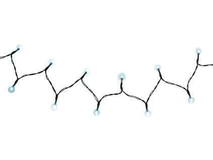 Reťaz MagicHome Vianoce CEIBO, 48 LED studená biela, 8 funkcií, časovač, 3xAA, exteriér, osvetlenie, L-3,50 m  + praktický pomocník k objednávke