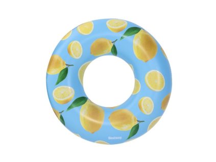 Kruh Bestway. 36229, Scentsational Lemon, detský, nafukovací, koleso do vody, 119 cm  + praktický pomocník k objednávke