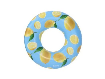 Kruh Bestway. 36229, Scentsational Lemon, detský, nafukovací, koleso do vody, 119 cm  + praktický pomocník k objednávke