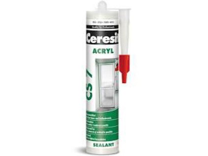 Tmel CERESIT CS7, 280 ml, Akrylátový, biely  + praktický pomocník k objednávke