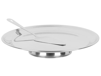 Stojan MagicHome, na tortu, 32 cm s podávačom, 26,5 cm, nerez  + praktický pomocník k objednávke