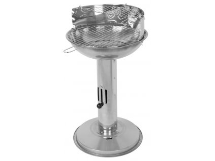 Gril Strend Pro Capri, BBQ, nerezový, na drevené uhlie, 500x390x680 mm  + praktický pomocník k objednávke