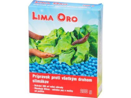 Chémia Lima Oro 3%, 200 g granule, proti všetkým druhom slimákov, Bitrex  + praktický pomocník k objednávke